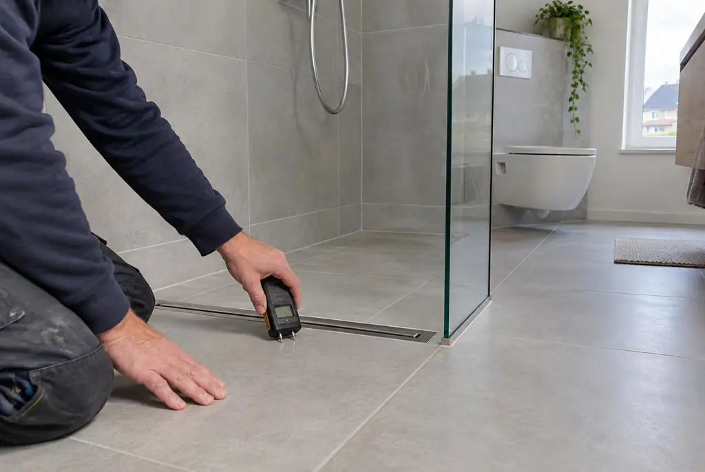 Lekdetectie Vierhouten – badkamer in een nieuwbouwwoning